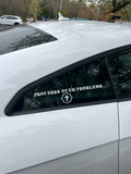PROVERBS OVER PROBLEMS DECAL