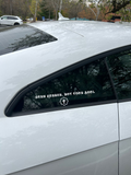 BURN RUBBER. NOT YOUR SOUL DECAL